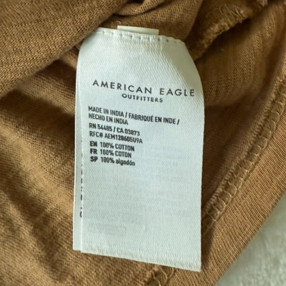 American Eagle Eyelet Ruffle Button Front Top Xs - image 4